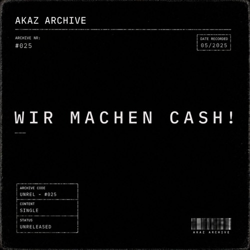 Cover: WIR MACHEN CASH!