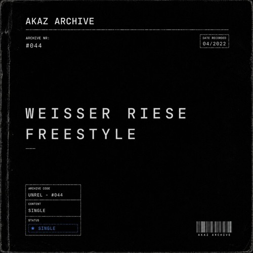 Cover: WEISSER RIESE FREESTYLE